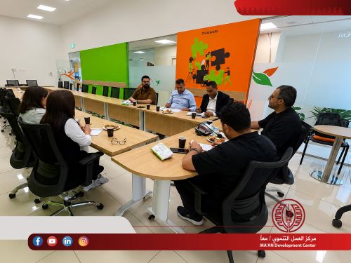 Delegations from the NGO Development Center  )NDC) Visit MA'AN Development Center