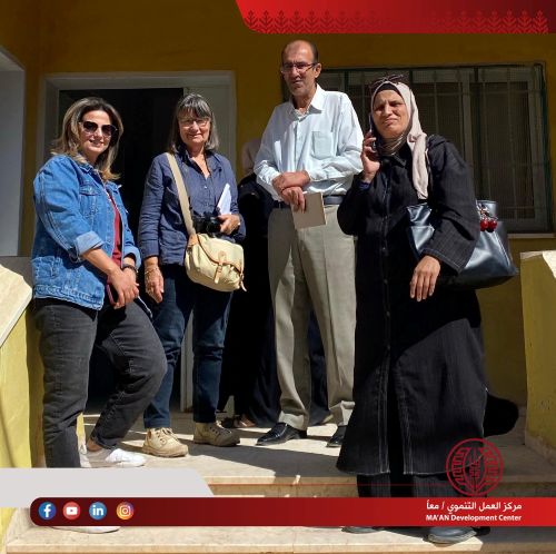 Delegation from the French-Palestinian Solidarity Association Visits Health Clinics in Jenin to Strengthen Cooperation with MA’AN Development Center
