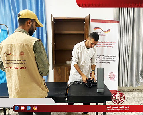 Community Change Agents contribute to improving health services for displaced persons in Nuseirat.